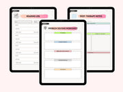 2025 Mental Health Planner Bundle, Self-Care Digital Journal, Printable Therapy and Wellness Templates, Mental Health Planner, Mental Health
