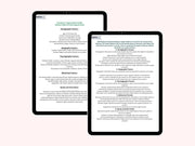2025 Business Workbook - Canva Template, Interactive Business Planner / Brandable Business Strategy Workbook for Canva & Indesign