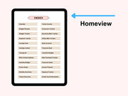 Digital Budget Planner, Digital Financial Budget Planner, Digital Finance Planner, Finance Tracker, Undated Budget Planner,GoodNotes Planner