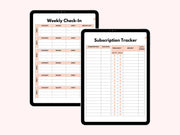 Digital Financial Budget Planner, Finance Tracker, GoodNotes Budget Planner, Undated Finance Planner, Monthly Budget, iPad Finance Template