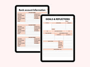 Digital Financial Budget Planner, Finance Tracker, GoodNotes Budget Planner, Undated Finance Planner, Monthly Budget, iPad Finance Template