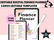Digital Financial Budget Planner, Finance Tracker, GoodNotes Budget Planner, Undated Finance Planner, Monthly Budget, iPad Finance Template