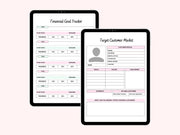 Editable Digital Social Media Planner for iPad (GoodNotes) - Content Calendar, Marketing Plan, Instagram, TikTok, YouTube