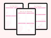 Couple Planner, Couple Journal, Relationship Planner, Relationship Goals Planner, Printable Planner, Instant Planner Download, US Letter