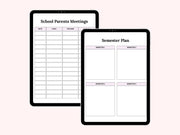 Homeschool Planner 2025 2026 Undated, Homeschool Digital Planner 2025, Goodnotes Planner iPad, Daily Planner, Home School Planner Digital