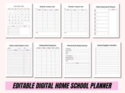 Homeschool Planner 2025 2026 Undated, Homeschool Digital Planner 2025, Goodnotes Planner iPad, Daily Planner, Home School Planner Digital
