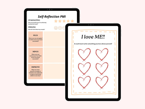 Self Confidence Planner, Self Esteem Workbook, Self-Care Prompts, Teen Planner, Confidence Building Worksheets, Printable Journal