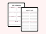 Self Love Workbook, Self Care Journal, Personal Growth Planner Mental Health Mindfulness Self-Help Bullet Journal, Daily Wellness Reflection