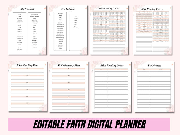 Digital Faith Planner, Prayer journal, Digital planner ipad , faith stickers, Bible Study SOAP, Christian diary, Goodnotes