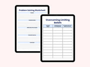 ADHD & mental health Planner, ADHD Planners therapy worksheets, ADHD planner Adults, adhd planner for work, adhd organization, adhd journal