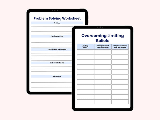 ADHD & mental health Planner, ADHD Planners therapy worksheets, ADHD planner Adults, adhd planner for work, adhd organization, adhd journal