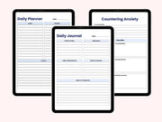 ADHD & mental health Planner, ADHD Planners therapy worksheets, ADHD planner Adults, adhd planner for work, adhd organization, adhd journal