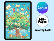 110 Cute Animal Coloring Pages for Kids | KDP Interior Ready | Printable Coloring Book | 8.5x11” Digital Download