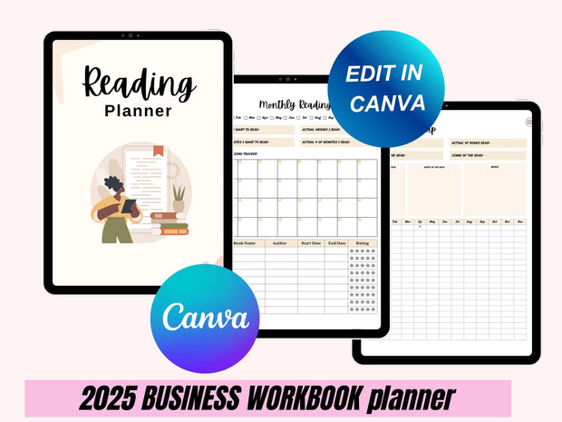 Digital Reading Journal, Book Tracker, Reading Planner, Reading Tracker, Digital Notebook, Reading Log, GoodNotes, Book Review, Bookshelf