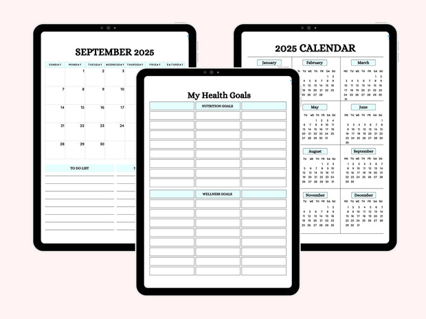 Digital Medical Planner Template | Healthcare Planner | Health Planner | Medication Tracker | Medical Binder | Canva Wellness Template Kit
