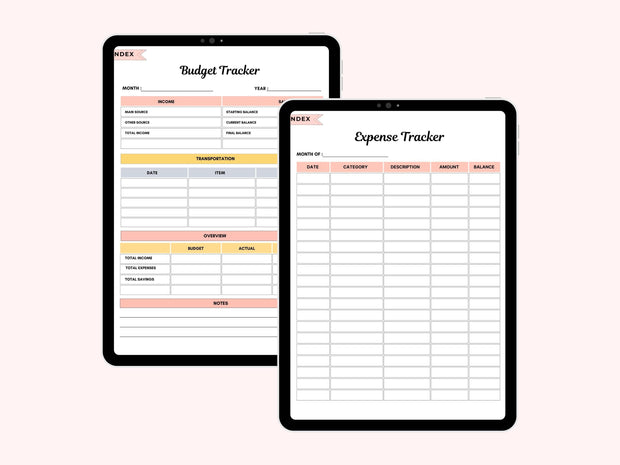 Digital Budget Planner, Digital Financial Budget Planner, Digital Finance Planner, Finance Tracker, Undated Budget Planner,GoodNotes Planner