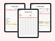 Digital Budget Planner, Digital Financial Budget Planner, Digital Finance Planner, Finance Tracker, Undated Budget Planner,GoodNotes Planner