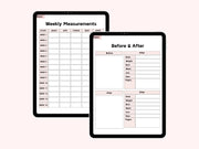 Digital Weight Loss Journal, Digital Planner, iPad Planner, GoodNotes Planner ,Fitness Planner, Workout Planner, Meal Planner, Weight Track