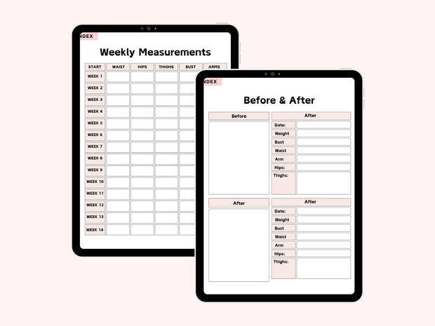 Digital Weight Loss Journal, Digital Planner, iPad Planner, GoodNotes Planner ,Fitness Planner, Workout Planner, Meal Planner, Weight Track