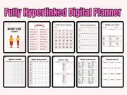 Digital Weight Loss Journal, Digital Planner, iPad Planner, GoodNotes Planner ,Fitness Planner, Workout Planner, Meal Planner, Weight Track