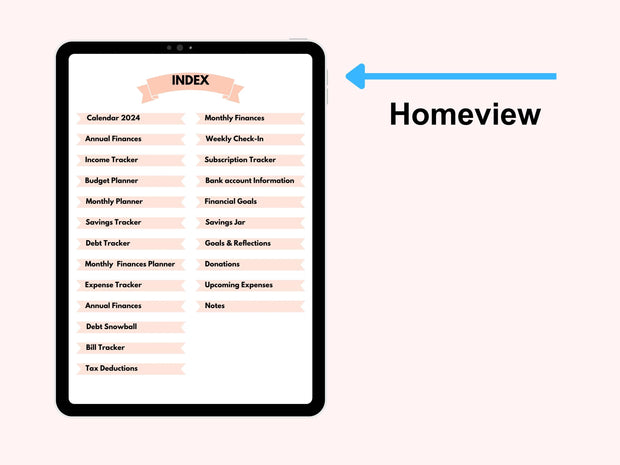 Digital Financial Budget Planner, Finance Tracker, GoodNotes Budget Planner, Undated Finance Planner, Monthly Budget, iPad Finance Template