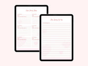 Couple Planner, Couple Journal, Relationship Planner, Relationship Goals Planner, Printable Planner, Instant Planner Download, US Letter