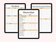 Busy Mom Planner Digital Template Stay at Home Mom Planner Life Organizer for Mom Life Planner Printable Editable Task Planner for Busy Moms