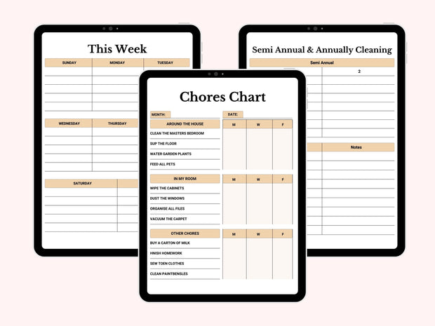 Busy Mom Planner Digital Template Stay at Home Mom Planner Life Organizer for Mom Life Planner Printable Editable Task Planner for Busy Moms