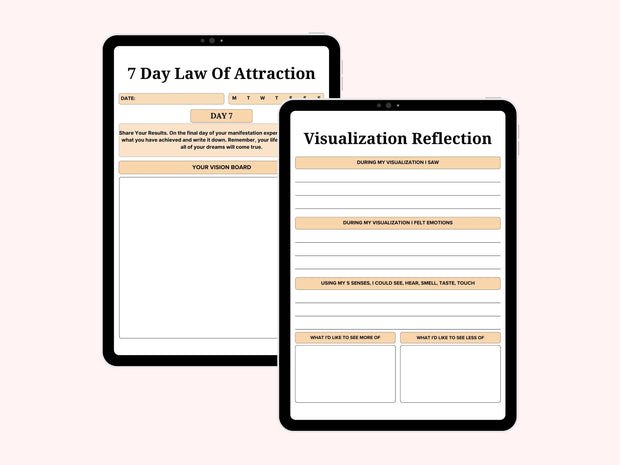 Law of Attraction Planner | Law of Attraction Journal | Manifestation Planner | Manifestation Journal | Spiritual Planner | Manifestation