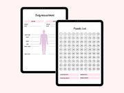 Editable Healthy Living Planner: 69 Pages of Customizable Goal Setting, Meal Planning, & Fitness Tracking (Digital Download)