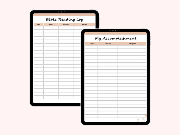 Digital Daily Devotional Journal | Digital Bible Study Faith Planner Prayer Journal for Christian Catholic