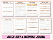 Digital Daily Devotional Journal | Digital Bible Study Faith Planner Prayer Journal for Christian Catholic