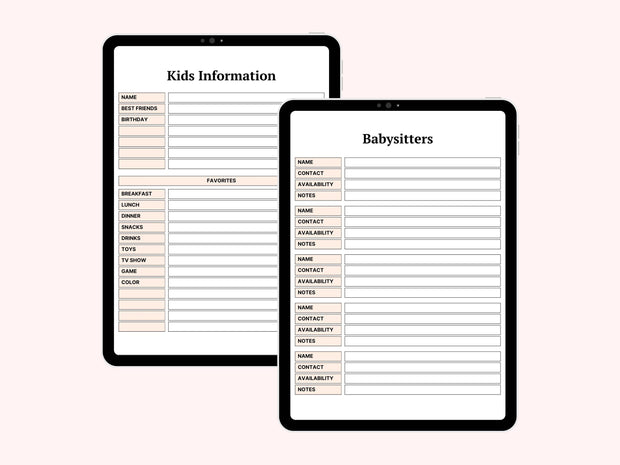 Mom Planner Stay at Home Mom Planner Printable Productivity Planner Printable Planner for Moms Digital Mom Planner Busy Mom Planner