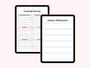 Editable Digital Yoga Planner - Printable Journal for Mindfulness, Flexibility & Wellness (PDF Download)
