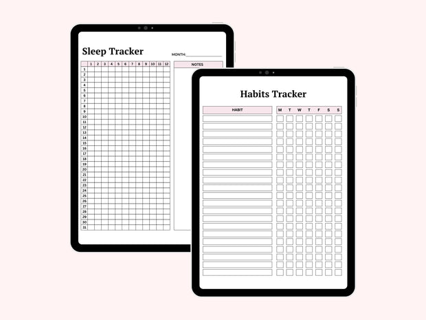 Editable Digital Yoga Planner - Printable Journal for Mindfulness, Flexibility & Wellness (PDF Download)