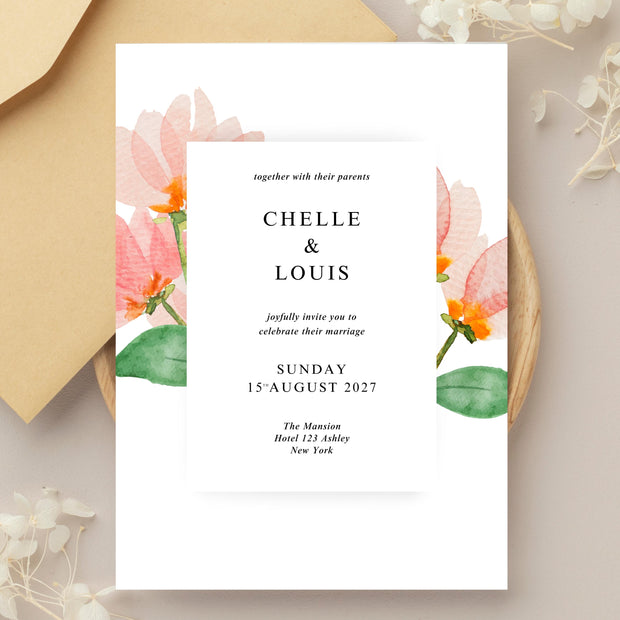 Wedding Stationery Bundle Template Set, Eucalyptus Greenery Wedding Editable Printable Wedding Bundle, INSTANT Download Wedding Suite W-ALEX