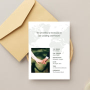 Destination Wedding Invitation, Boarding Pass Invitation, Printable Passport Wedding Invitation, Travel Theme Wedding, Template Download