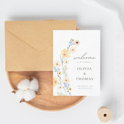 Wedding Welcome Sign, Templett Welcome Poster, Printable Wedding Welcome, Minimalist Welcome sign, Edit with TEMPLETT, WLP-PAL 5607
