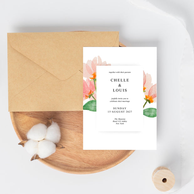 Wedding Stationery Bundle Template Set, Eucalyptus Greenery Wedding Editable Printable Wedding Bundle, INSTANT Download Wedding Suite W-ALEX